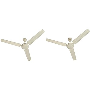usha spirit 1200mm ceiling fan ivory pack of 2
