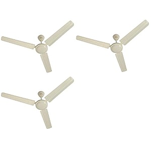 usha spirit 1200mm ceiling fan ivory pack of 3