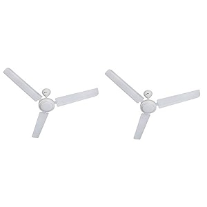 usha spirit 1200mm ceiling fan white pack of 2
