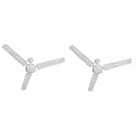 USHA Spirit 1200mm Ceiling Fan (White) pack of 2