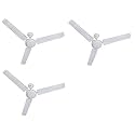 USHA Spirit 1200mm Ceiling Fan (White) pack of 3