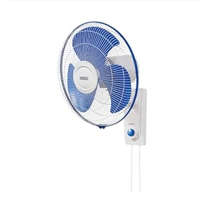 usha striker plus wall fan400mm sweep size2100 rpmjerk-free amp uniform oscillation aerodynamic blade design for high air deliveryanti-rust protection100 copper motorblue2 year warranty