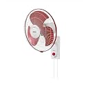 USHA Striker Plus Wall Fan|400MM Sweep Size|2100 RPM|Jerk-Free & Uniform Oscillation|Aerodynamic Blade Design for High Air Delivery|Anti-Rust Protection|100% Copper Motor|(Maroon)|2 Year Warranty|