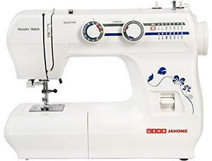 usha wonder stitch sewing machine electric sewing machine 13 built-in stitches 860 spm 2 warranty white