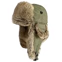 Ushanka Winter Trapper Hat with Ear Flaps for Men Women Warm Hunting Aviator Hats for Outdoor Cold Weather Faux Fur Hat