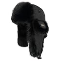 Ushanka Winter Trapper Hat with Ear Flaps for Men Women Warm Hunting Aviator Hats for Outdoor Cold Weather Faux Fur Hat