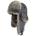 Ushanka Winter Trapper Hat with Ear Flaps for Men Women Warm Hunting Aviator Hats for Outdoor Cold Weather Faux Fur Hat