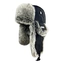 Ushanka Winter Trapper Hat with Ear Flaps for Men Women Warm Hunting Aviator Hats for Outdoor Cold Weather Faux Fur Hat