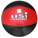 USI UNIVERSAL Medicine Ball, 736SL8 Leather Gym Ball 8Kg Ideal for Men Women Exercises &amp; Workout, Have Low Bounce, Leather Surface for Sufficient Grip, Use for Home Gym Exercise Fitness Weight Ball
