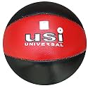 USI Universal Medicine Ball, 736SL8 Leather Gym Ball 2Kg Ideal for Men, Women Exercises & Workout, Have Low Bounce, Leather Surface for Sufficient Grip, Use for Home Gym Exercise Fitness Weight Ball