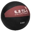 USI Universal 787PVH Rubber 9Kg Medicine Ball High Bounce, Textured Finish, Strong Core, Better Balance, Made Rubber with Textured Surface