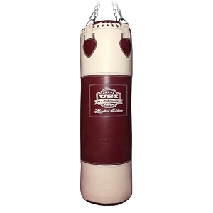usi universal boxing bag punching bag 626v 120cm leather filled boxing bag for boxing martial art kickboxing training chain included d-ring at bottom dia 37cm 120cm 4 ft weight 40 kg