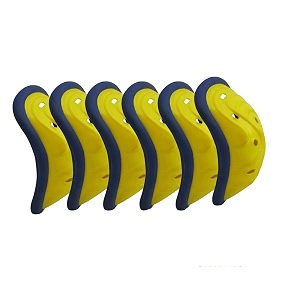 usi universal dynamic moulded abdo guard pack of 6 pieces colour may vary