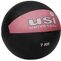 USI Universal Medicine Ball, 787PVH Rubber 7Kg Medicine Ball High Bounce, Textured Finish, Strong Core, Better Balance, Made Rubber with Textured Surface, High Bounce
