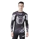 USI Universal Rash Guard for Gym, Running, Cycling, Swimming, Cricket, Basketball | Rashguard Swimming Costume for Men | Rash Guard for Man (in, Alpha, S, Grey)