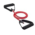 USI UNIVERSAL IRT Resistance Band, TPR &amp; Foam Handle Exercise Tube For Resistance Training, Physical Therapy, Home Workouts, Fitness, Pilates, Boxing Strength Training (Medium)