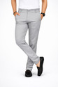 USIGO Men Regular Fit Grey Lycra Blend