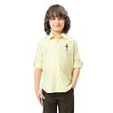 USPA Kids Boys Oxford Solid Regular fit