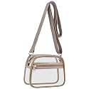 USPECLARE Clear Bag for Stadium Events Clear Sports Fan Handbags Purses