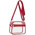 USPECLARE Clear Bag for Stadium Events Clear Sports Fan Handbags Purses