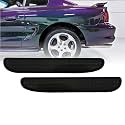 USR DEPO 94-98 Rear Lights - Smoke Lens Rear Bumper Reflector Lamps Set (Left + Right) Compatible with 1994-1998 Ford Mustang All Models Including V6 GT Cobra SVT (Smoked Side Markers)