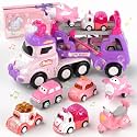 usrela Cars Toys for 2+ 3+ Year Old Girl, Birthday Gift for Girls Age 2 3