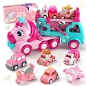 usrela Truck Toys for 2+ 3+ Year Old Girl, for 2 3 Year Old