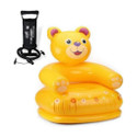 USTAR (USA*BN13) PREMIUM QULAITY FOR YOURS KIDS STARS ,AGE 0-5YEARS PRIMIUM WORLD FAMUS TEDDY ANIMAL SHAPE INFLATABLE AIR CHAIR(HAWA WALI KURSI) WITH THREE VALVE HEAVY DUTY MANUAL AIR PUMP.BEST SELLER ,PEOPLE CHOICE GIFT FOR 