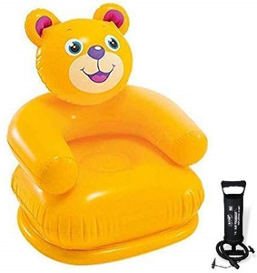 ustar usabn32 premium qulaity for yours kids stars age 0-5years primium world famus teddy animal shape inflatable air chairhawa wali kursi with three valve heavy duty manual air pumpbest seller people choice gift for kids age 0- 5 years kids and baby teddy animal chair comfirtable and enjoyble likes and loved by yours kids and babies best gift for your growing kids inflatable sofa chair inflatable toy pump