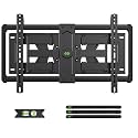 USX Mount Ultra Slim TV Wall Mount for 37-90 inch TVs, Low Profile Full Motion TV Mount with Swivel Articulating Dual Arms, Wall Bracket for Max VESA 600x400mm Holds 120lbs, Fits 16"/18"/24" Studs