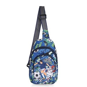 utazo mini cross kids bag for boys amp girls  cartoon print colourful crossbody bag  waterproof amp washable  adjustable strap  kids school picnic amp return gift