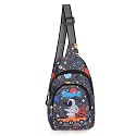 Utazo Mini Cross Kids Bag for Boys &amp; Girls | Cartoon Print Colourful Crossbody Bag | Waterproof &amp; Washable | Adjustable Strap | Kids School, Picnic &amp; Return Gift