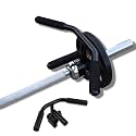 UTC T Bar Row Landmine Attachment Bar (T Bar Row Landmine Attachment Fits Standard &amp; Olympic Barbell for Squats, Black)