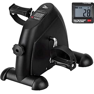 uten mini exercise bike under desk bike pedal exerciser black