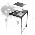 Utheer Folding Grill Table for Weber Kettle 22/18/26 Inch, BBQ Prep Station