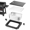 Utheer Grill Side Table Shelf for Weber Searwood 600/600XL Cut &amp; Rinse Prep