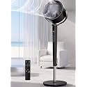 Uthfy 46Inch Smart Pedestal Fan for Bedroom, Oscillating Standing Tall Fans