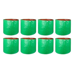utkarsh 200 gsm uv treated durable green hdpe plant grow bags for indooroutdoor balconyterrace gardening  planter grow bags for leafy vegetable amp flower plants  24x24 inch pack of 8