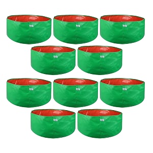 utkarsh 200 gsm uv treated durable green hdpe plant grow bags for indooroutdoor balconyterrace gardening  planter grow bags for leafy vegetable amp flower plants  24x12 inch pack of 10