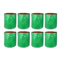 UTKARSH 200 GSM UV Treated Durable Green HDPE Plant Grow Bags for Indoor/Outdoor, Balcony/Terrace Gardening | Planter Grow Bags for Leafy Vegetable &amp; Flower Plants | 18X24 Inch, Pack of 8
