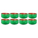 UTKARSH 200 GSM UV Treated Durable Green HDPE Plant Grow Bags for Indoor/Outdoor, Balcony/Terrace Gardening | Planter Grow Bags for Leafy Vegetable &amp; Flower Plants | 24X12 Inch, Pack of 8