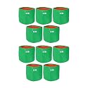 UTKARSH 200 GSM UV Treated Durable Green HDPE Plant Grow Bags for Indoor/Outdoor, Balcony/Terrace Gardening | Planter Grow Bags for Leafy Vegetable &amp; Flower Plants | 9X9 Inch, Pack of 10