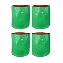 UTKARSH 200 GSM UV Treated Durable Green HDPE Plant Grow Bags for Indoor/Outdoor, Balcony/Terrace Gardening | Planter Grow Bags for Leafy Vegetable &amp; Flower Plants | 18X24 Inch, Pack of 4