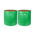 UTKARSH 200 GSM UV Treated Durable Green HDPE Plant Grow Bags for Indoor/Outdoor, Balcony/Terrace Gardening | Planter Grow Bags for Leafy Vegetable &amp; Flower Plants | 12X15 Inch, Pack of 2