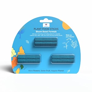 utkarsh plant food bloom sticks for flowers - pack of 15 sticks  natural amp organic nutrition for indoor amp outdoor home garden flowering plants  multi-purpose natural plant growth booster