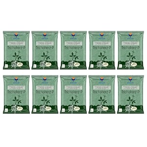 utkarsh trichoherz-p trichoderma harzianum 1 wp 2 x 106 cfugm for plants crops and home gardening 10 kg pack of 10 of 1 kg