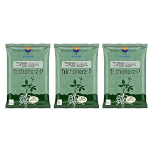 utkarsh trichoderma harzianum 1 wp 2 x 106 cfugm min for plants crops and home gardening - trichoherz-p 3 kg pack of 3 of 1 kg