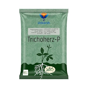 utkarsh trichoderma harzianum 1 wp 2 x 106 cfugm min for plants crops and home gardening - trichoherz-p 1 kg pack of 1