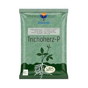 utkarsh trichoderma harzianum 1 wp 2 x 106 cfugm min for plants crops and home gardening - trichoherz-p 1 kg pack of 1