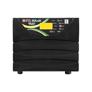 utl heliac 2200va24v solar inverter  pure sine wave home ups  inbuilt pwm solar charge controller  smart lcd display  supports lithium gel amp tubular batteries  3-year warranty hl 3000-24v
